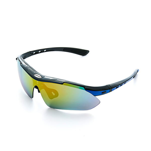 Tierra Running Sunglasses - Blue polarized sunglasses for women/men. Red  mirrored lens - Tierra Sunglasses