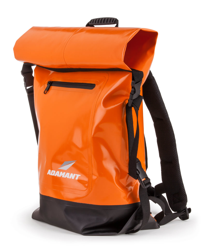 Adamant X Core Waterproof Dry Bag Backpack Orange Adamant Gear